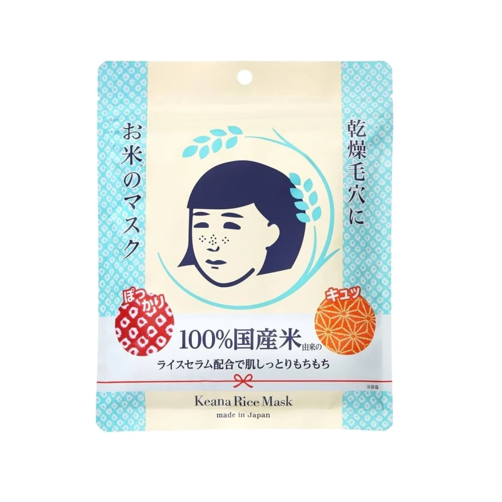 【石澤研究所】【石澤研究所 毛穴撫子 日本米精華保濕面膜 10枚入】現貨 日本境內版