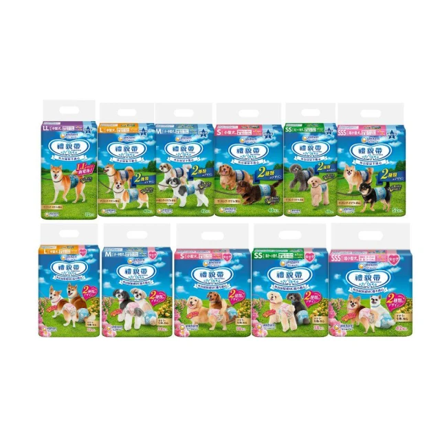 【Unicharm Pet 禮貌帶】女用/男用 消臭大師 嬌聯 禮貌帶 生理帶 尿布 寵物用品 -愛喵樂
