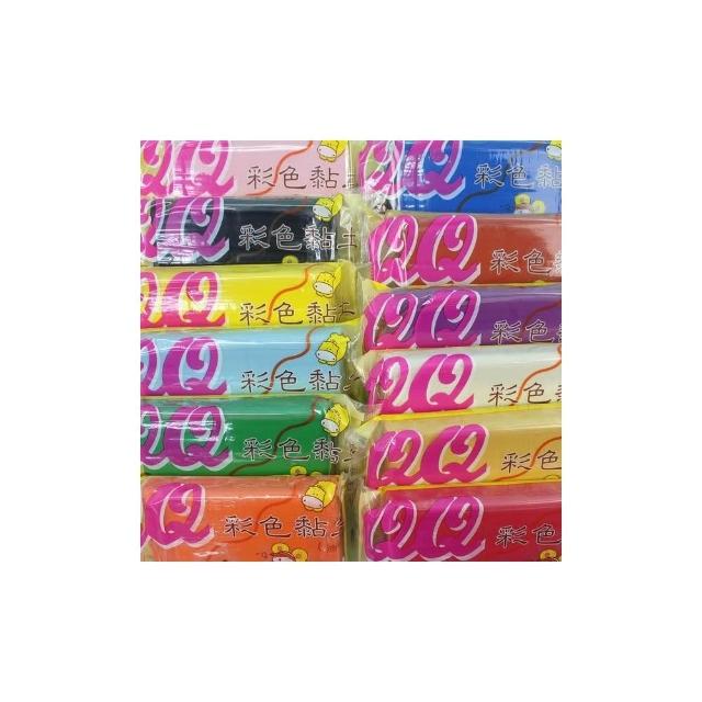 QQ彩色黏土 油黏土 油粘土400g/一個入 QQ彩色油土 油性黏土 ST安全玩具-立鑫