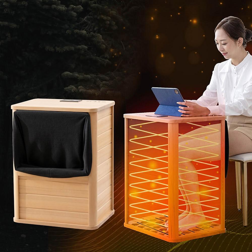 【巧福】現貨-(工廠直營)遠紅外線原木桑拿機UC-858A (全包覆大型款)  泡腳/桑拿桶/桑拿屋/SPA/乾式足浴