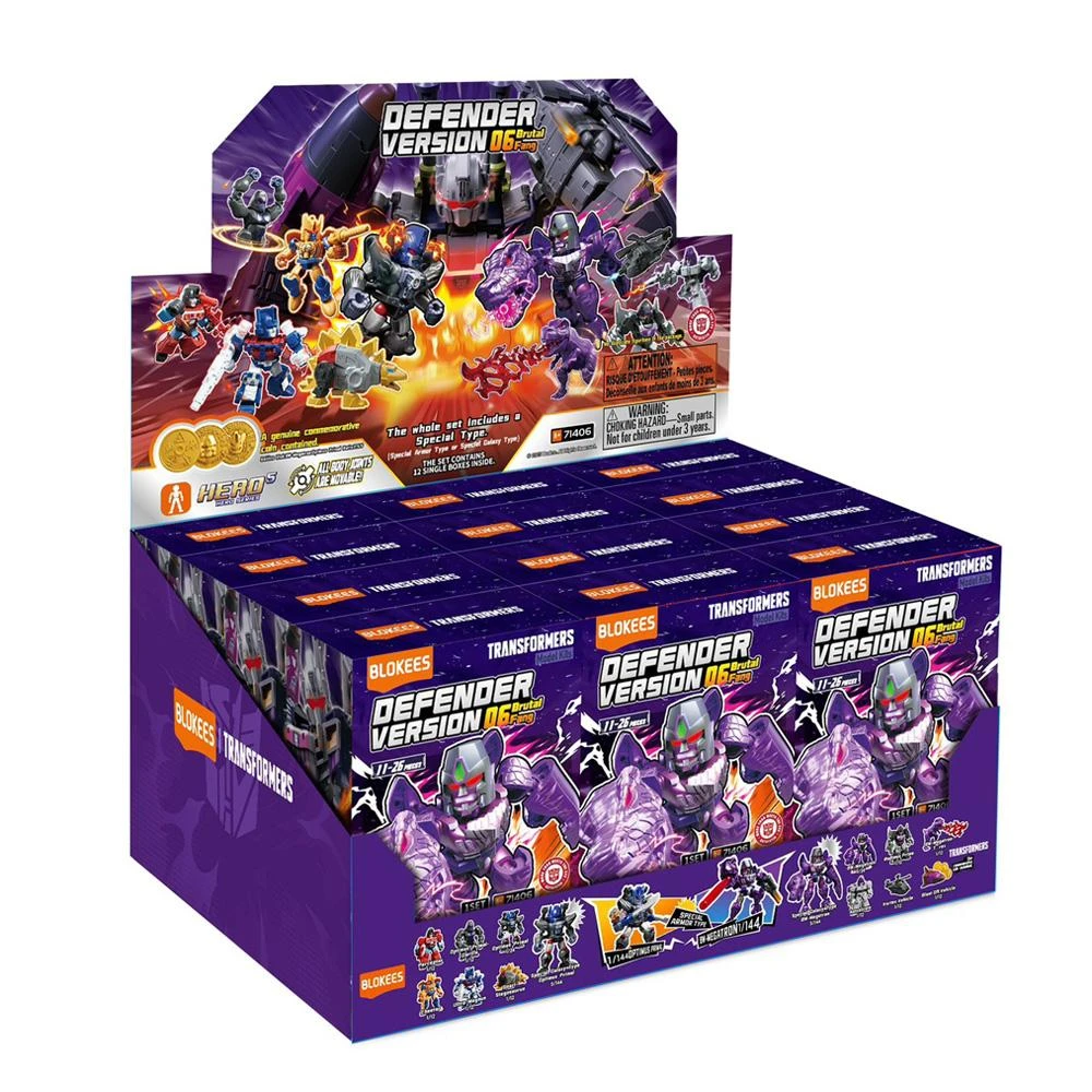 BLOKEES】BLOKEES布魯可變形金剛可動積木公仔星辰版一盒12入款正版公司貨