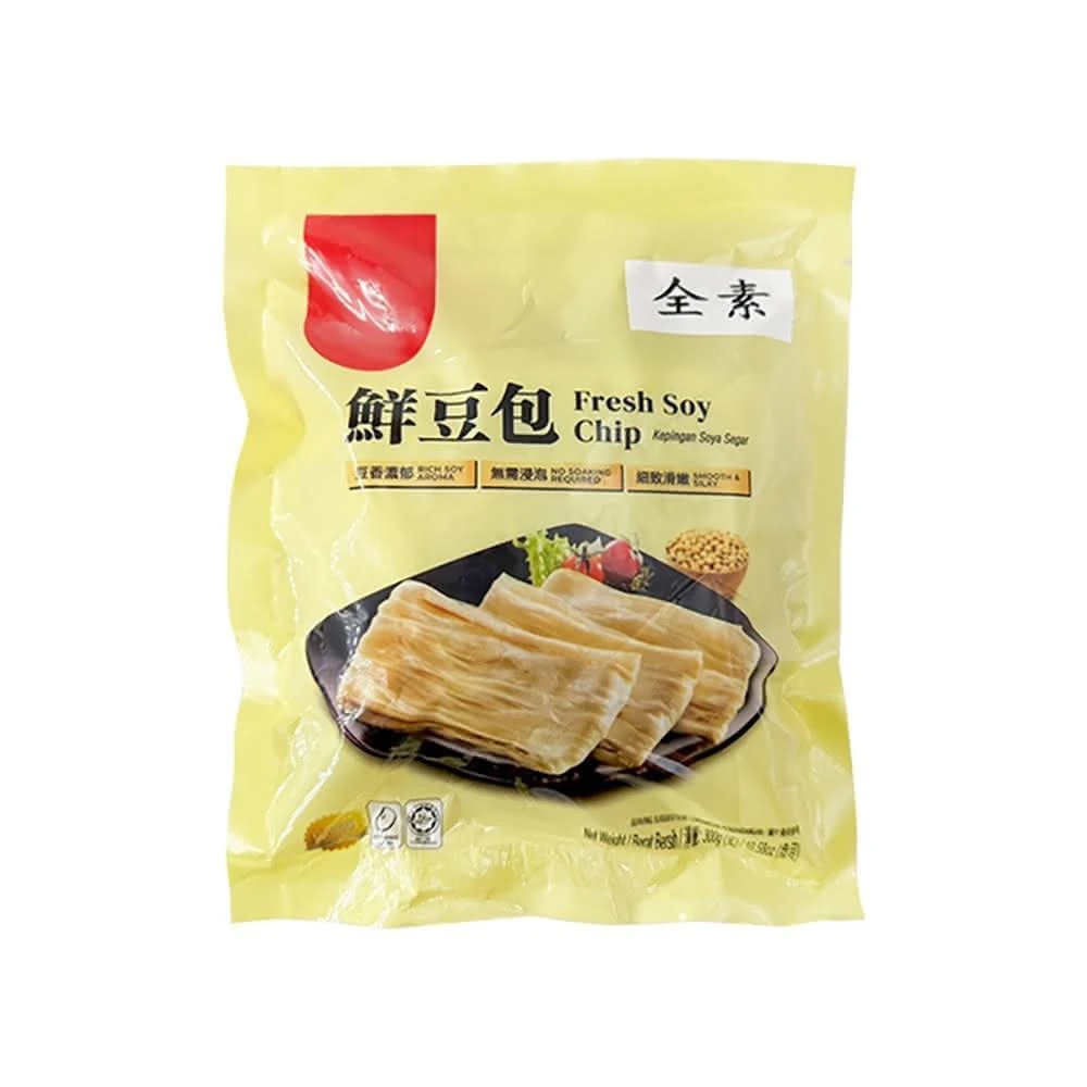 【魚大俠】黃金鮮豆包/手工豆皮(300g/包)#全素#火鍋#非基改-2G1A 魚大俠 AR298