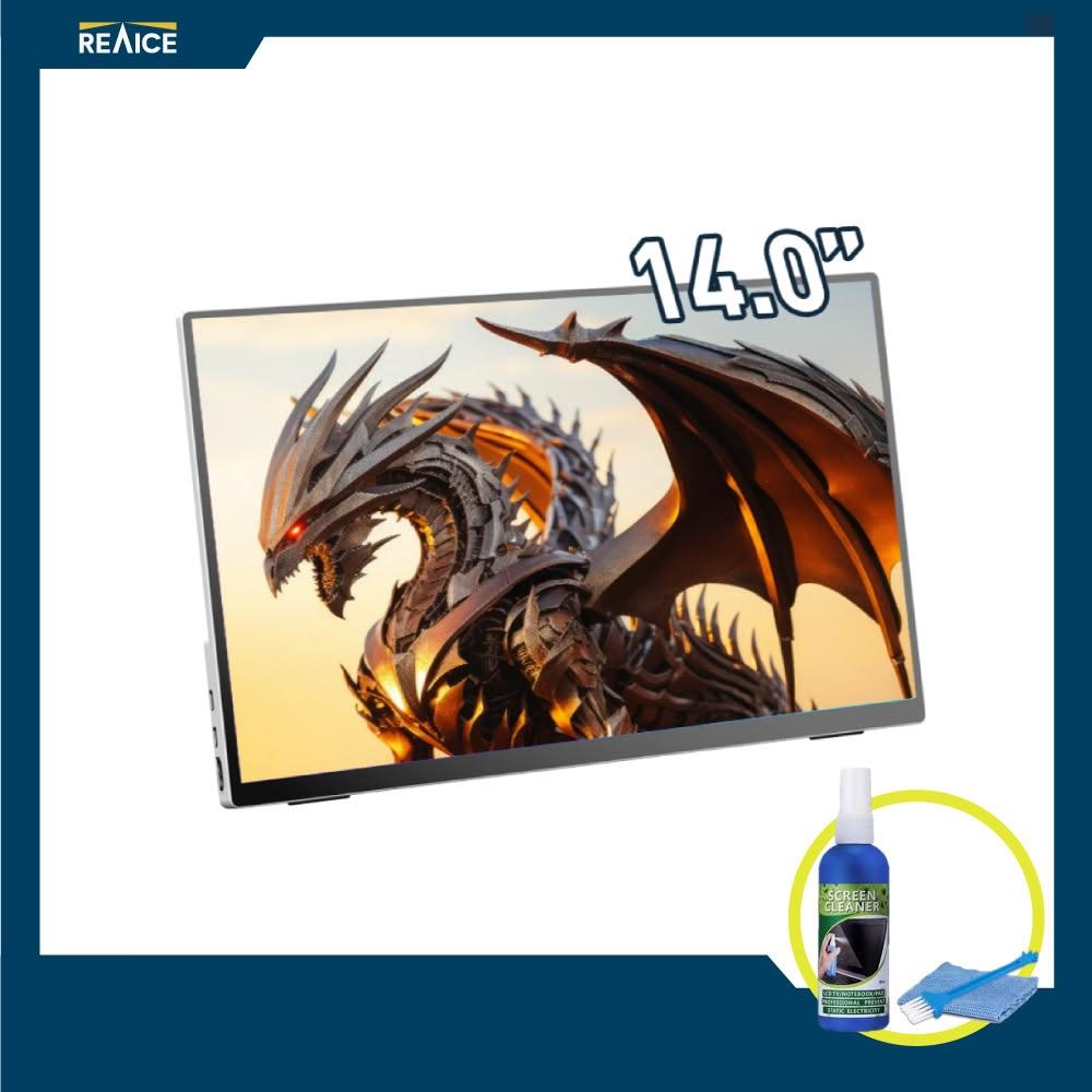 【REAICE】【贈螢幕清潔三件組】日本Winten 14型IPS超薄廣視角可攜式外接螢幕 (Switch/Type-C)
