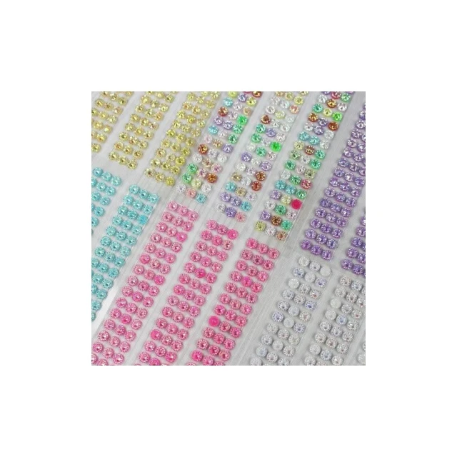 鑽貼 水鑽貼紙 鑽石貼紙 6mm 約252顆 /一張入 太陽花 指甲貼鑽 手機貼紙 AA-6731 -YF17454