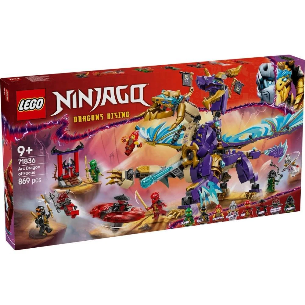 LEGO 樂高】旋風忍者系列71832 混沌龍雷牙(龍模型忍者玩具兒童玩具積木