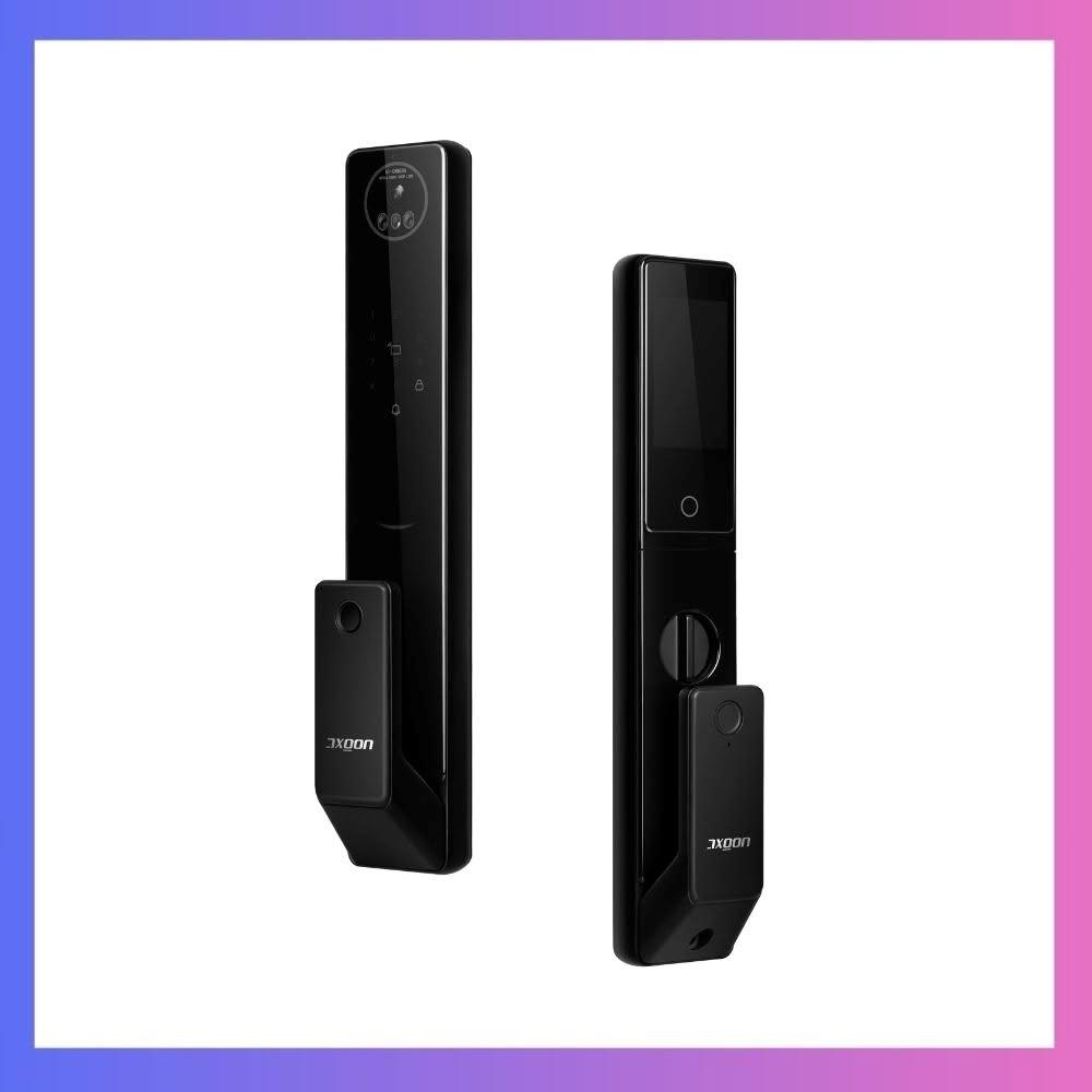 【AXGON】【AXGON】A1-200S PRO版 防水 9合1智能電子鎖(掌靜脈│人臉│指紋│卡片│密碼│鑰匙 │APP│含安裝)