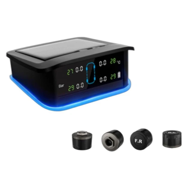 太陽能無線胎壓偵測器 TPMS｜汽車輪胎偵測｜胎壓胎溫顯示 SUV休旅 胎壓偵測器
