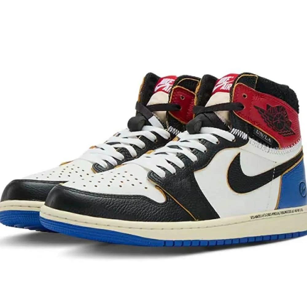 【NIKE 耐吉】AIR JORDAN 1 RETRO HIGH OG SP UNION FRAGMENT BLACK AND VARSI