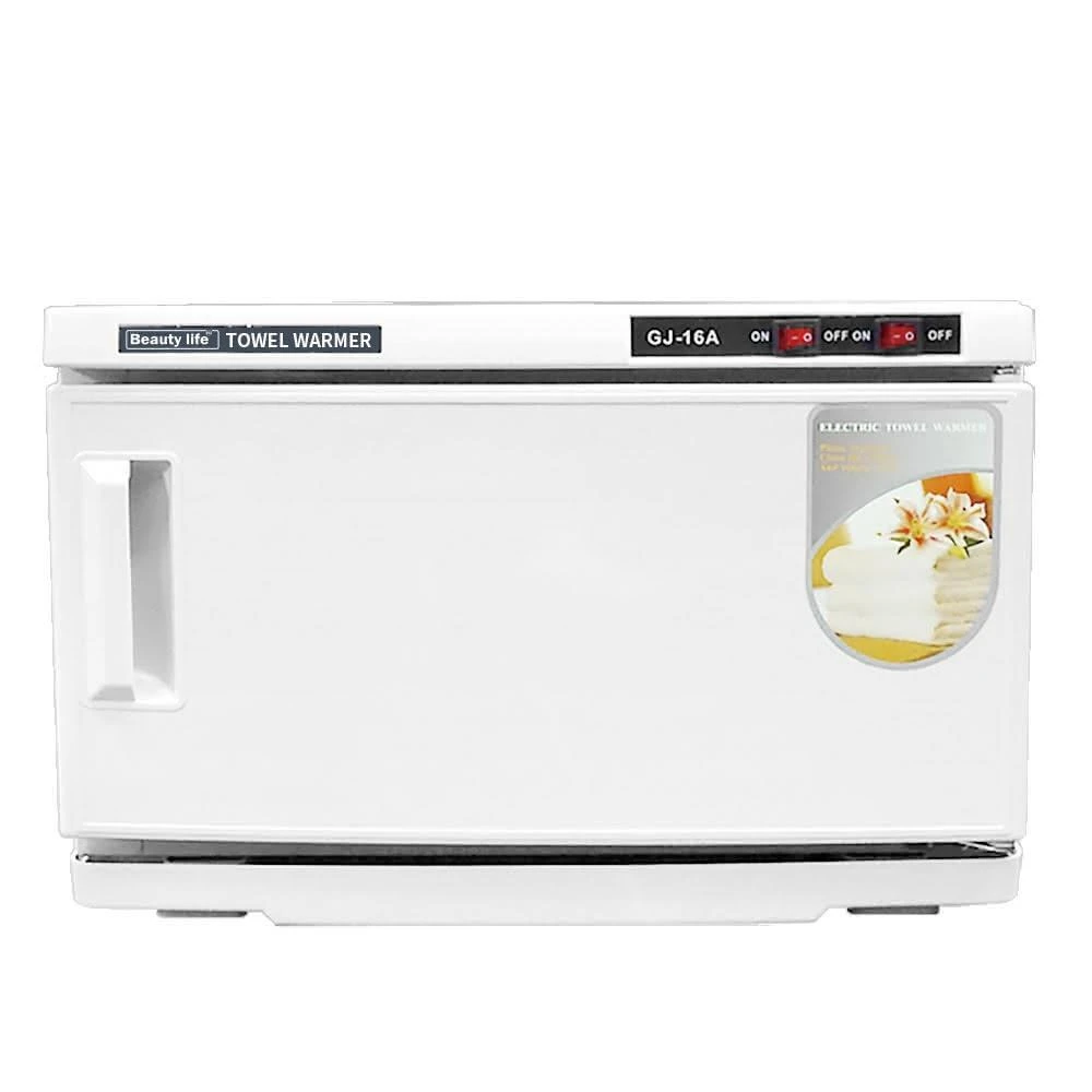 毛巾加熱消毒櫃 毛巾加熱箱 加熱+殺菌燈 美容用具消毒箱 毛巾消毒櫃 消毒箱單層GJ-16A