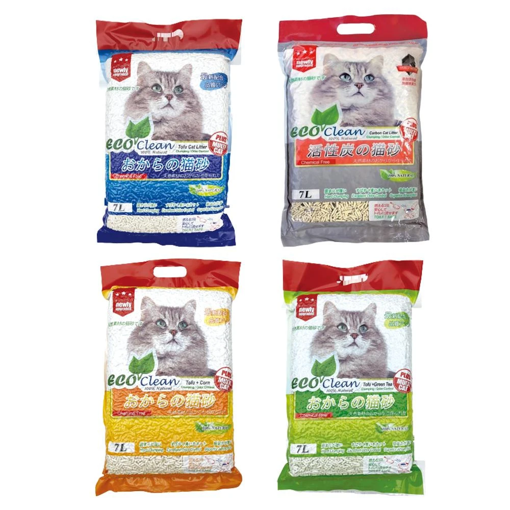【ECO 艾可】豆腐貓砂 7LX6包組 低粉塵 豆腐貓砂 豆腐砂 貓砂/宅寵醬寵物用品