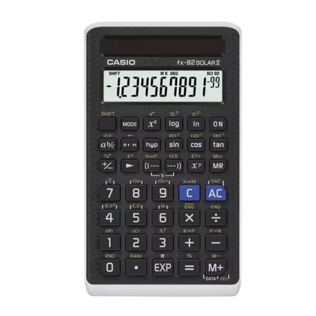 【CASIO 卡西歐】FX-82SOLAR II FX-82SOLARII 國家考試機型 計算機【原廠公司貨附保卡】