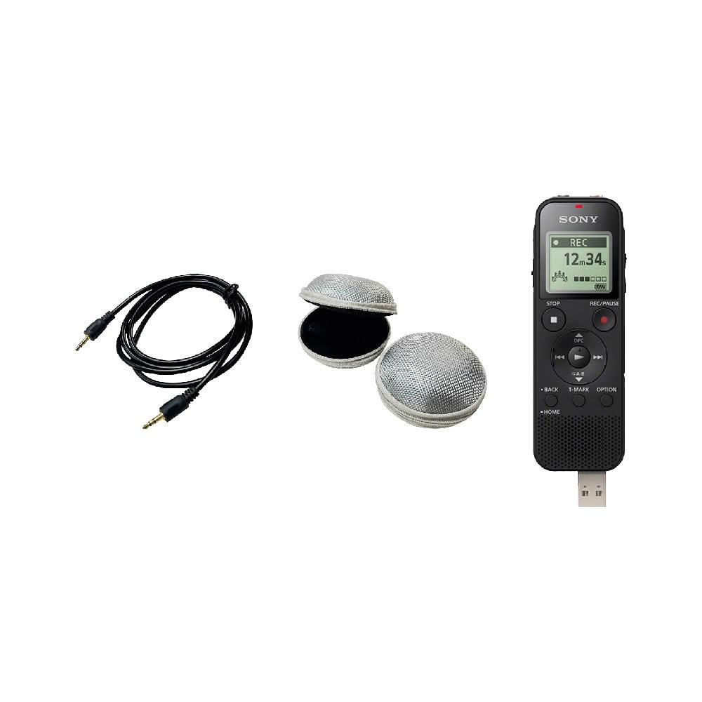 【SONY 索尼】ICD-PX470 ➡️Line in對錄組⬅️ 4GB多功能數位錄音筆