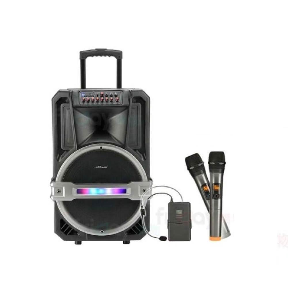 【J-POWER 杰強】震天雷 J-102-15 PRO 15吋 專業舞台版 拉桿式KTV 藍芽音響(#專業版#JPOWER#行動KTV)