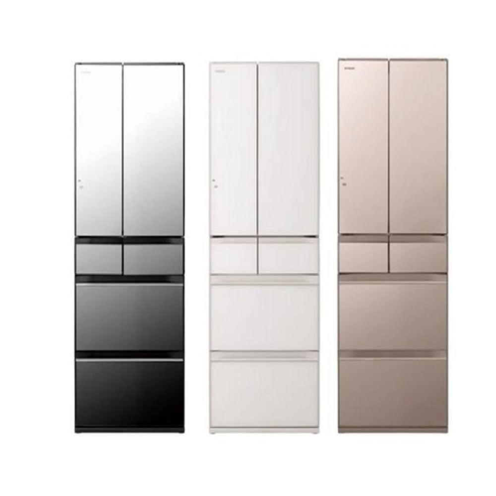 【HITACHI 日立】日製六門537L變頻琉璃冰箱 RHW540RJ - 含基本安裝+舊機回收