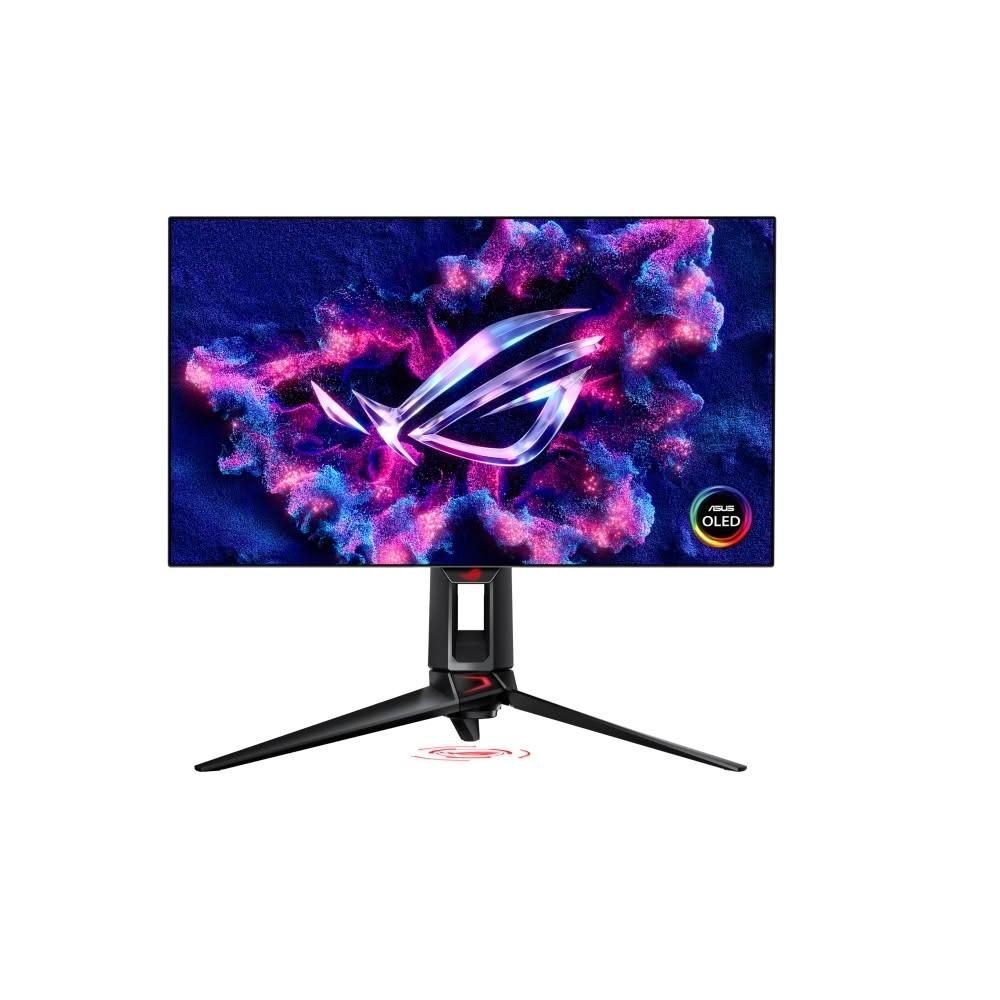 ASUS華碩 PG27AQDP ASUS 華碩 PG27AQDP 是一款 27型平面 OLED 顯示器,解析度達 2560x1440 (2K),螢幕比例 16:9,提供出色畫質與高對比。支援 GSYNC 同步技術,避免撕裂畫面;連線埠包括 DisplayPort、HDMI 及 USB3.2,適合電競與專業使用。無觸控功能,更新率最佳化設計,享 2 年保固保障。完美選擇高階 OLED 2K 平面螢幕!