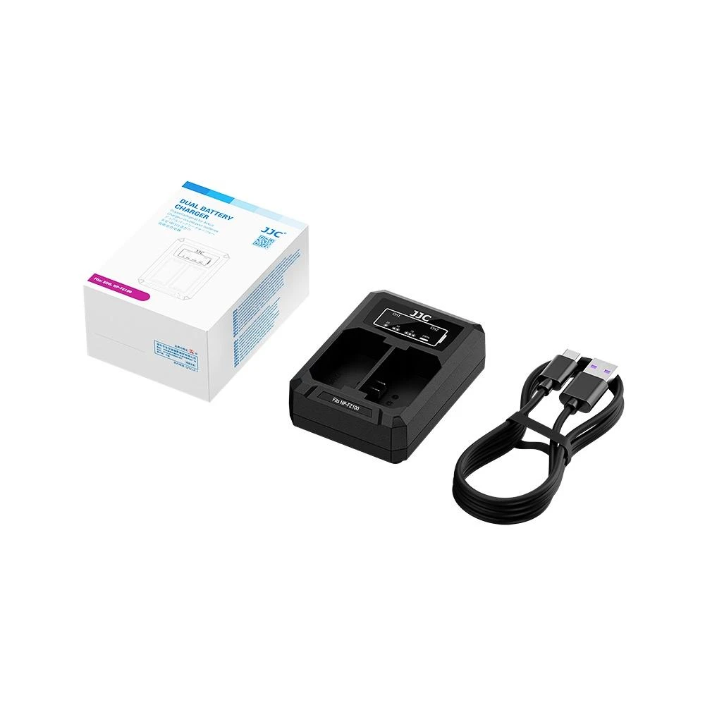 【JJC】索尼SONY相機電池充電器 NP-FZ100 / NP-FW50 Type-C 充電線 充滿停止 台灣現貨