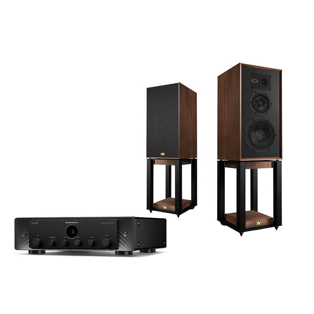 【Marantz 馬蘭士】Model 60N 綜合擴大機 + 英國 Wharfedale Super Linton 喇叭 / 公司貨