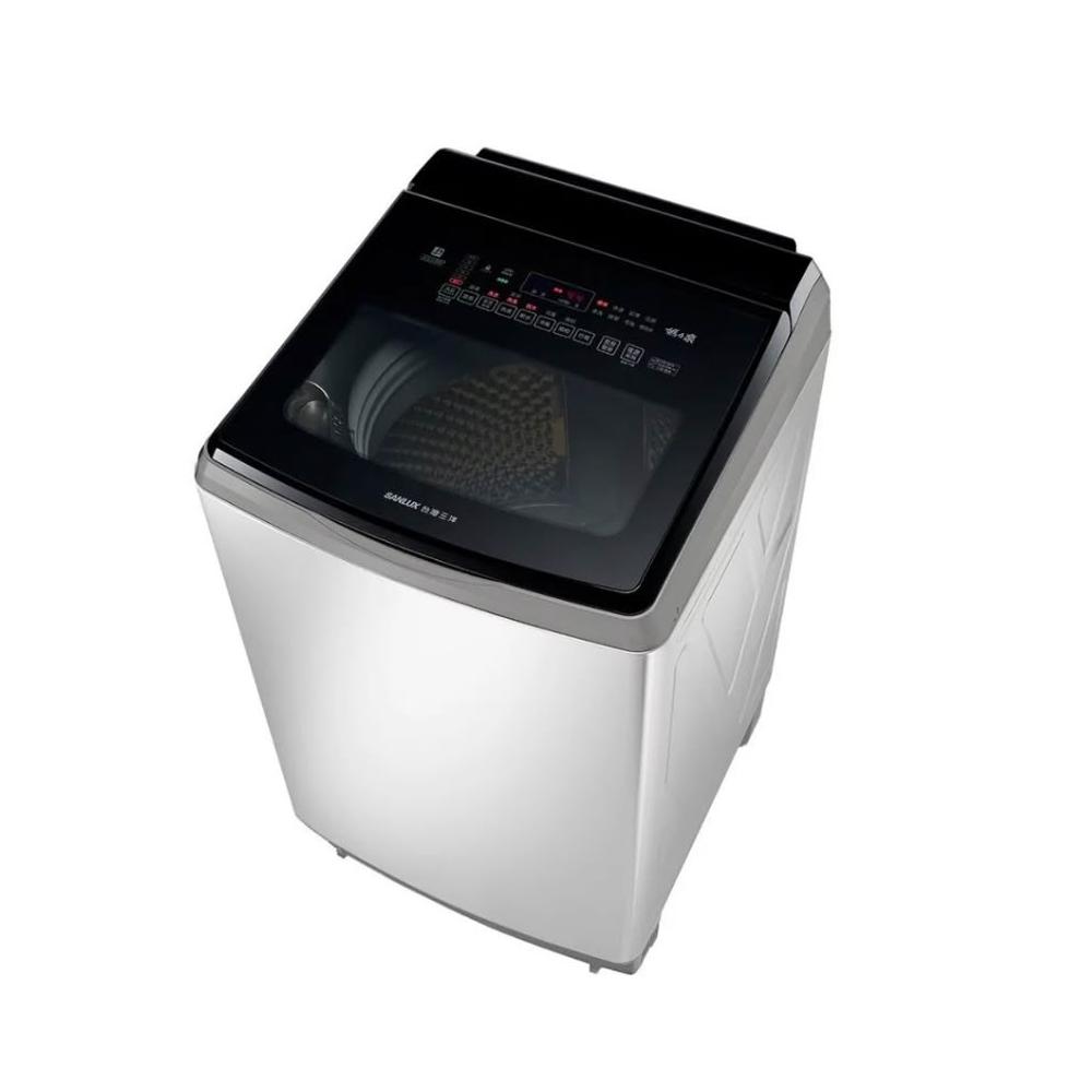 【SANLUX 台灣三洋】SW-V19A 18公斤 變頻洗衣機-淺灰色