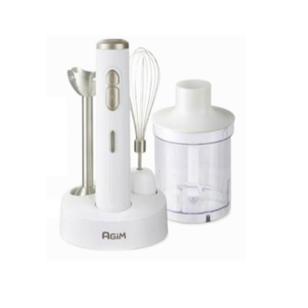 【AGiM 阿基姆】法國 AGiM 阿基姆 多功能 無線 料理棒  WAM-108 白色 料理組 攪拌棒