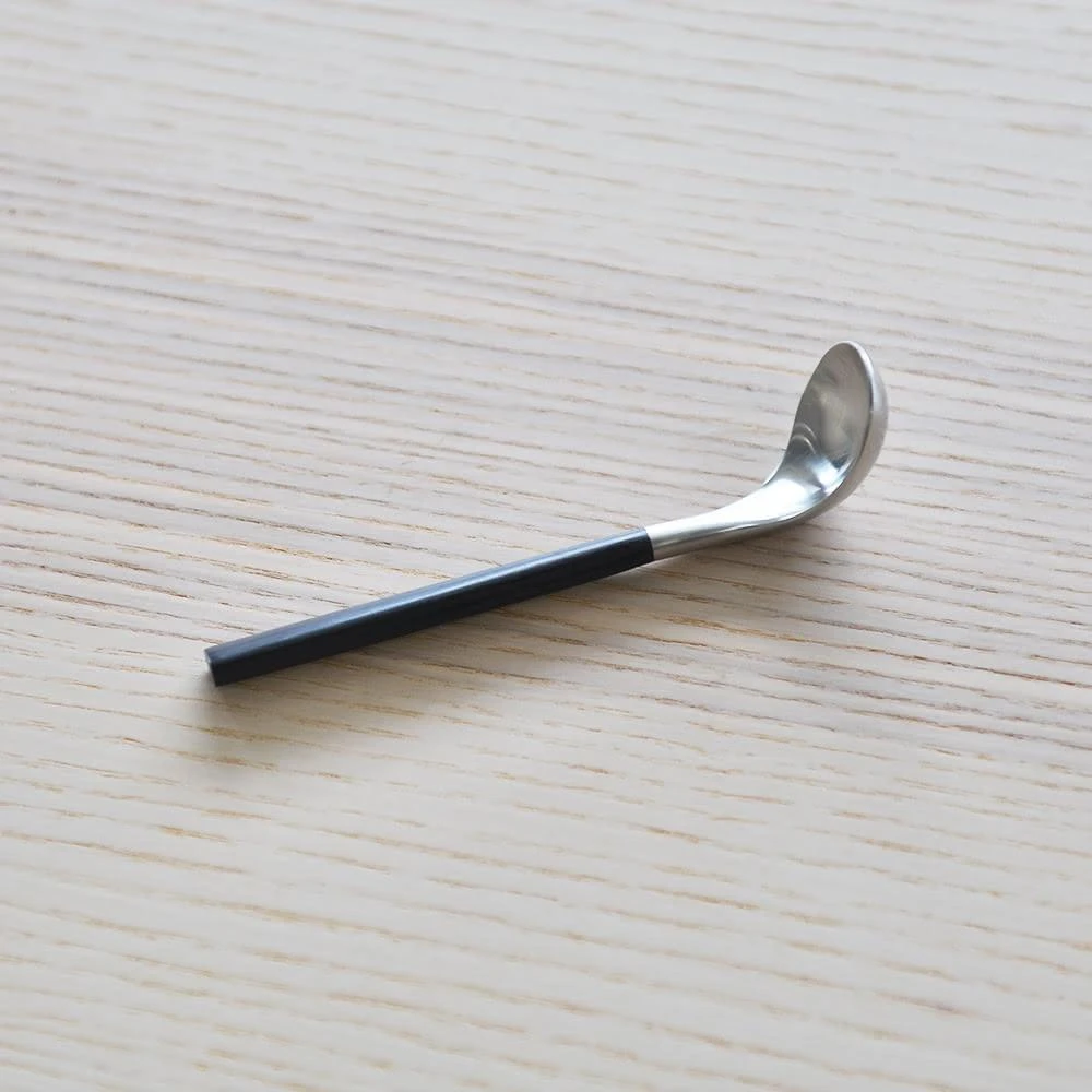 【柳宗理】★好歸覓選物所 日本製樺木黑柄糖匙-12.7cm(平行輸入 Sori Yanagi)