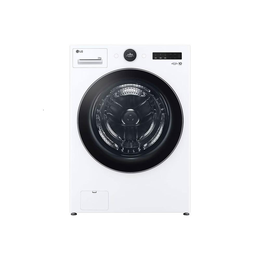 【LG 樂金】【贈三星平板】WD-S22FW 冰瓷白 22公斤 AI蒸洗脫滾筒洗衣機 台灣公司貨