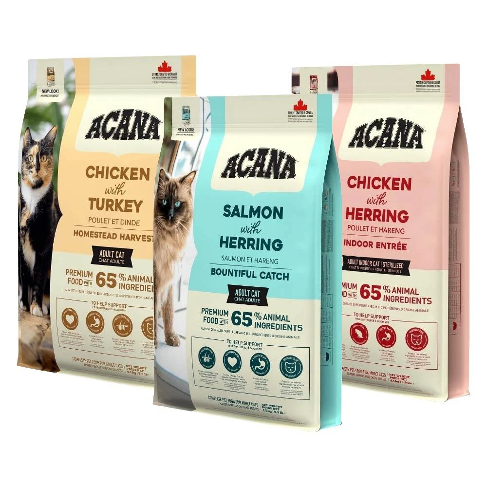 【ACANA】愛肯拿 低GI配方 貓咪飼料 4.5kg(貓咪飼料 貓飼料 貓糧 貓乾糧)