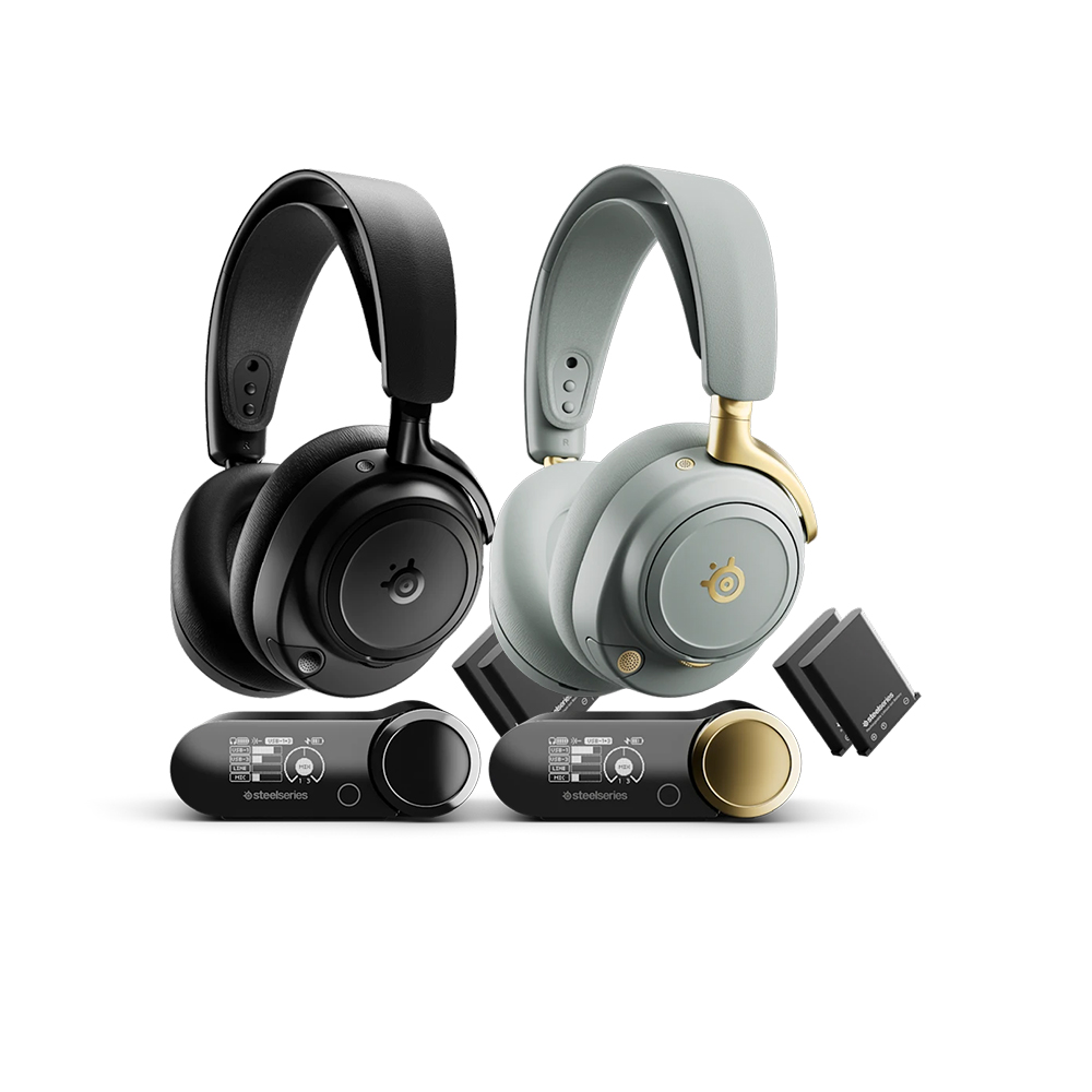 【Steelseries 賽睿】SteelSeries 賽睿 Arctis Nova Elite 無線電競耳機 黑 雙模連線 多音源混音 電競耳機 無線