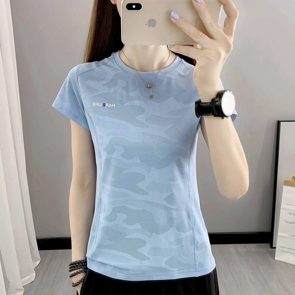 【JP】現貨 女運動圓領T恤 吸濕/排汗/透氣 女T恤女款 運動T恤 圓領T恤