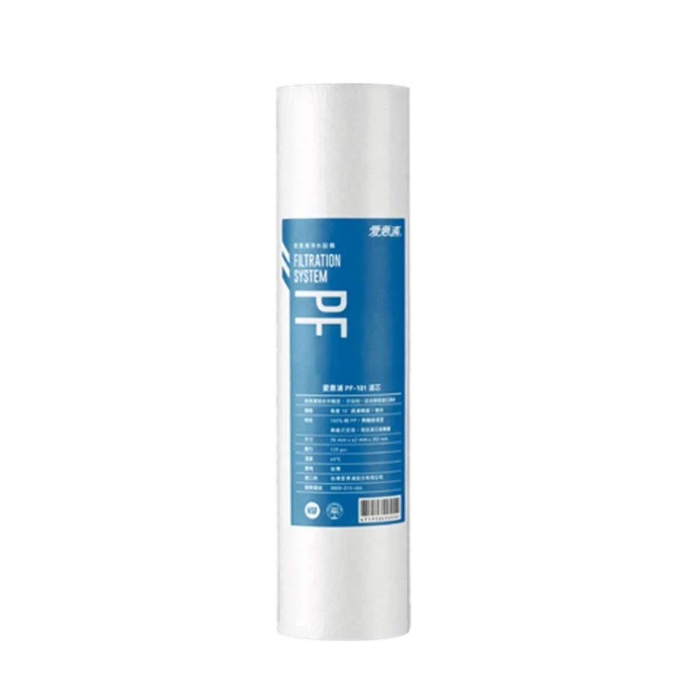 【EVERPURE 愛惠浦】PF101高效型前置濾心 ｜淨水器10吋第一道PP濾心｜PP濾心 1微米 (耗材)