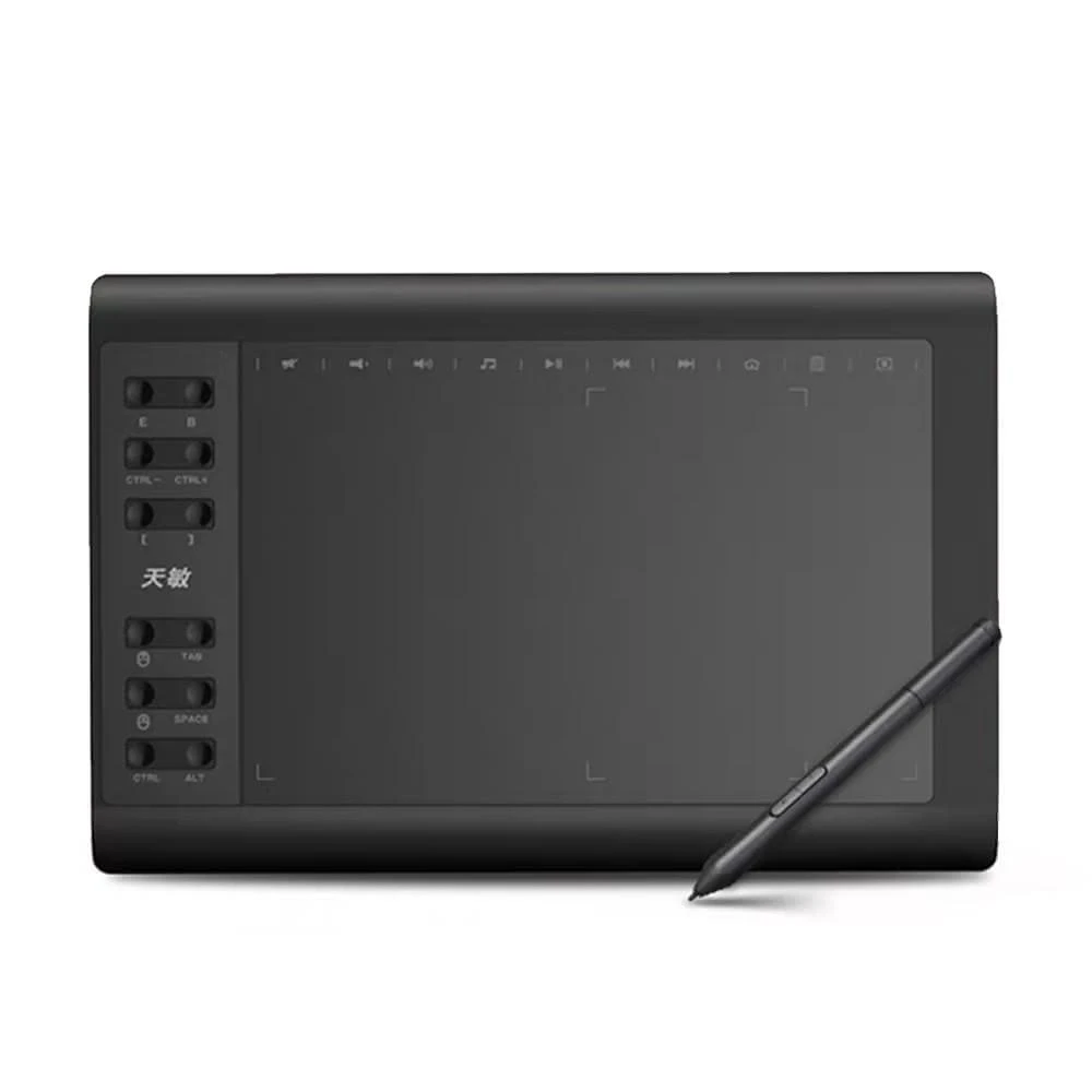 【威揚購物】電繪板 數位板 繪圖板(手繪板可連手機 電腦繪畫板 PS網課教學輸入板 OSU專業電腦手寫板)