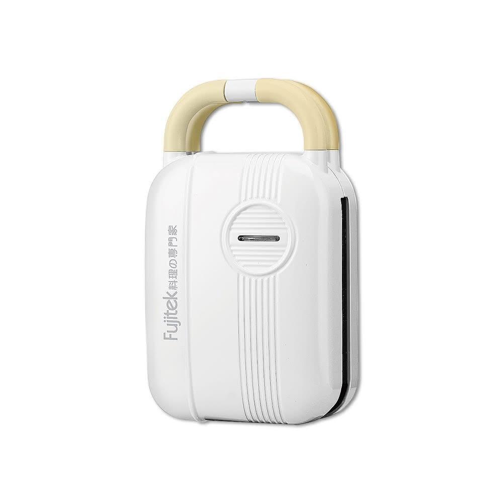 【Fujitek 富士電通】熱壓三明治機 熱壓吐司機 早餐機 三明治機 鬆餅機 吐司機 附雙烤盤 FTD-SM110