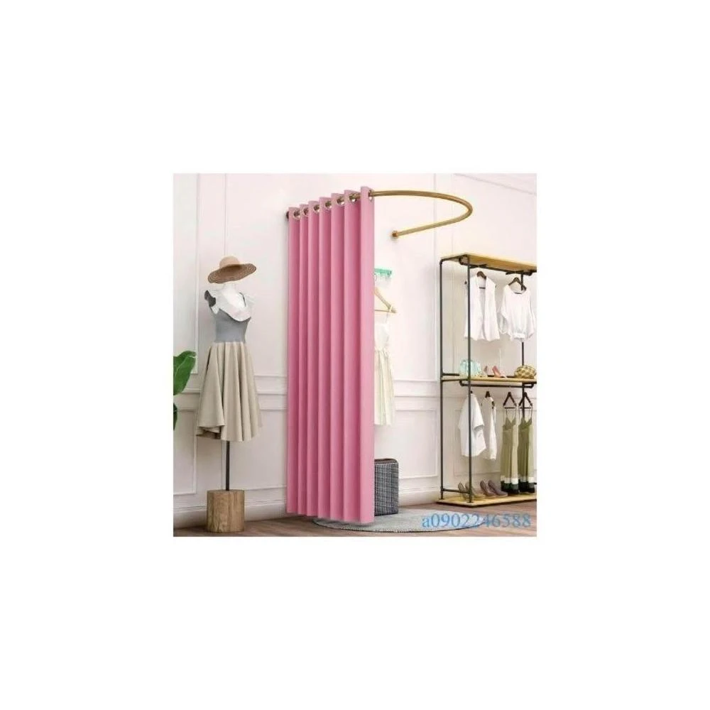 ~ 換衣間 布簾 移動換衣間 商場服裝店試衣間 簡易U型更衣室便捷式 換衣間簡易牆角試衣間門帘