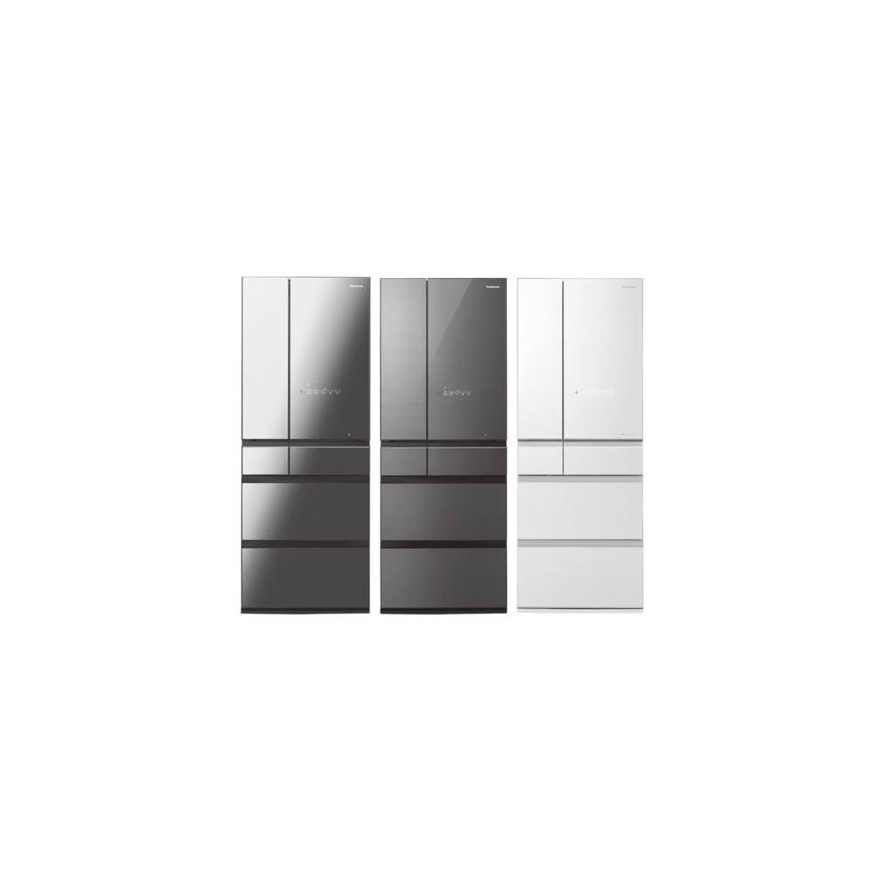 【Panasonic 國際牌】原廠控價~私訊有優惠價 NR-F601WX-W1 日本製600公升鏡面玻璃變頻電冰箱-白 (含基本安裝)