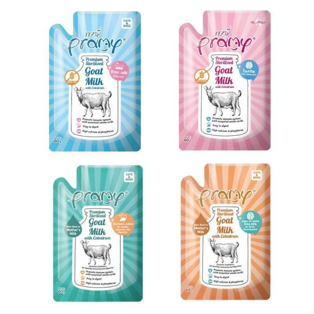 【Pramy】Pramy 沛米｜滅菌山羊奶60g (寵物羊奶 初乳 犬貓適用)
