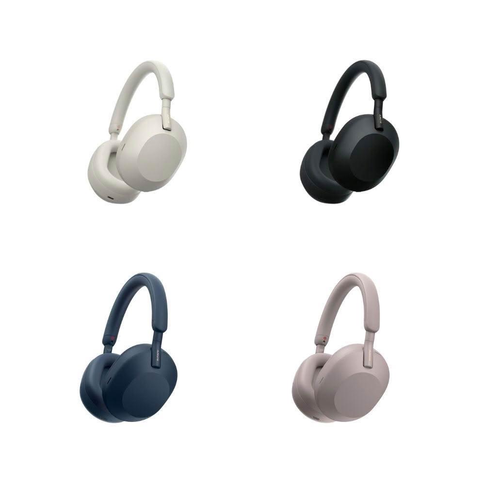【SONY 索尼】WH-1000XM5 無線降噪耳罩耳機  銀 / 黑 / 午夜藍 / 玫瑰灰 另有 H100