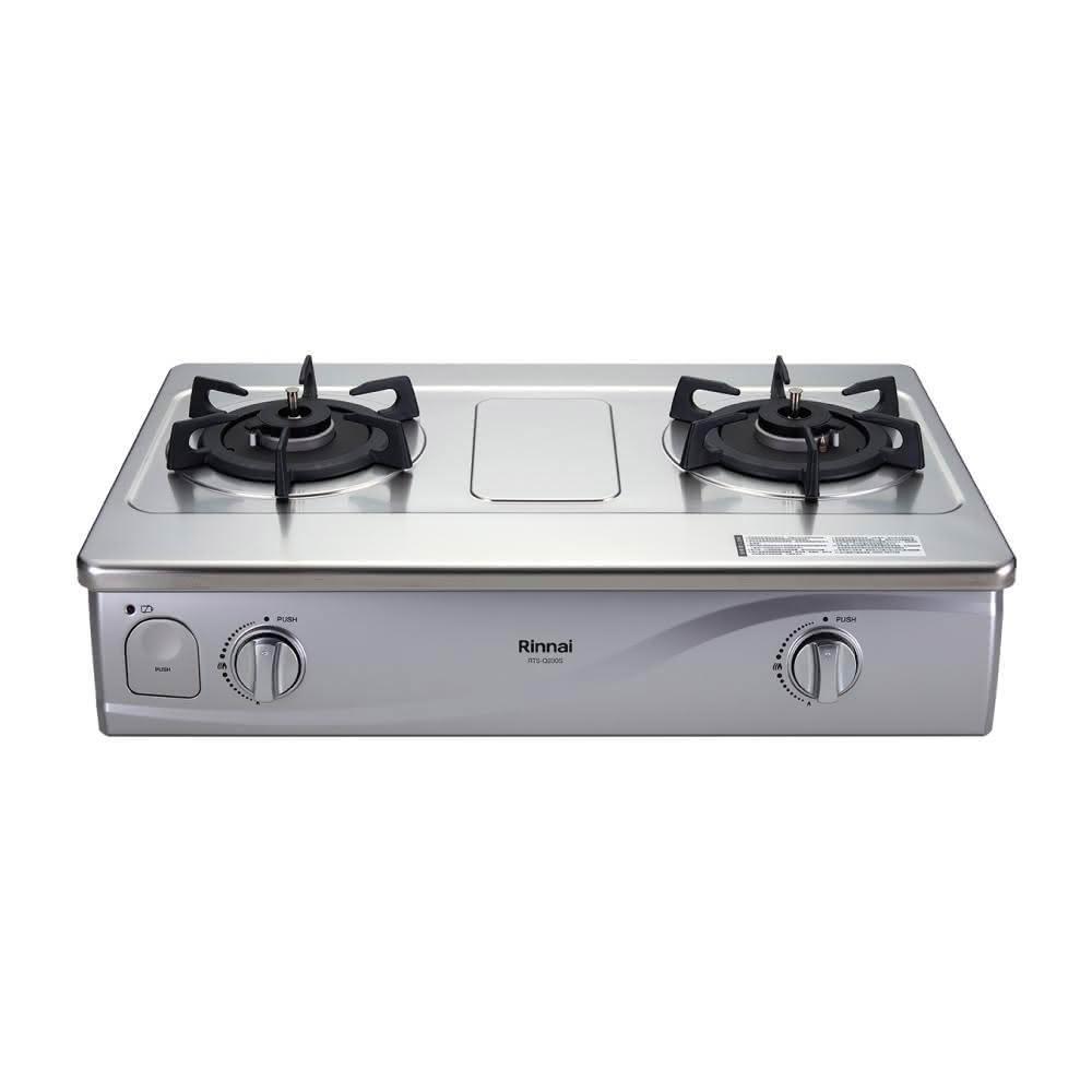 【林內】RTS-Q230S 台爐式感溫不鏽鋼雙口爐 省錢王
