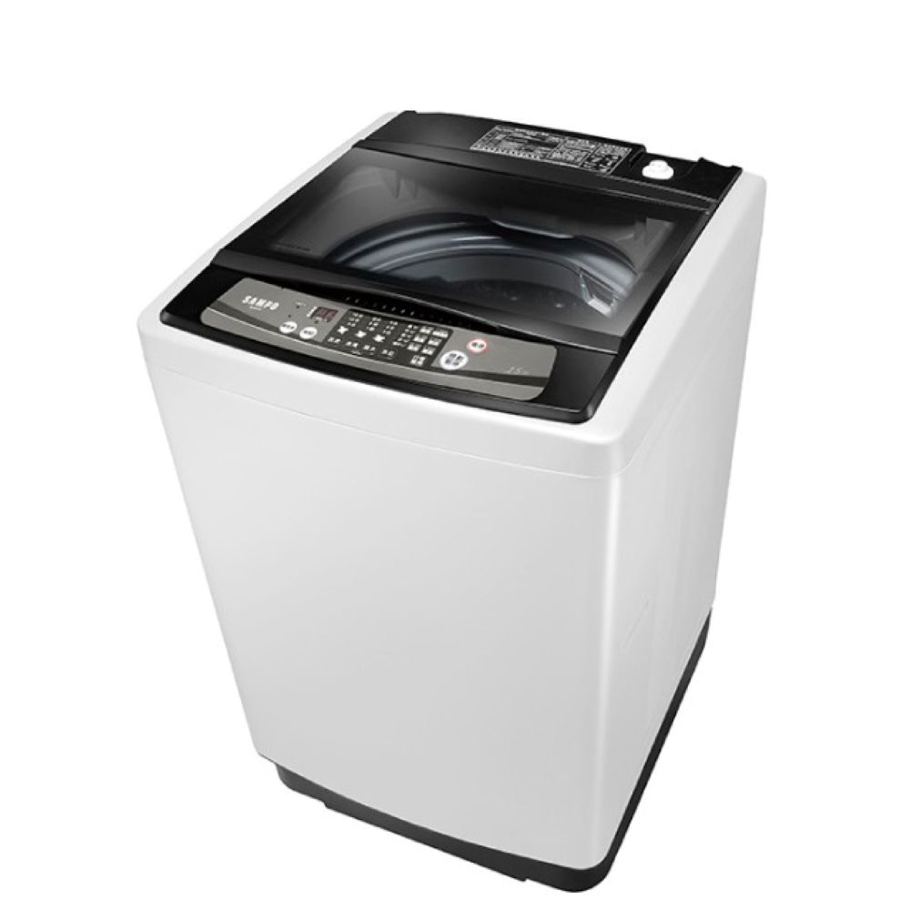 【SAMPO 聲寶】原廠控價 私訊我更便宜 ES-H15F(W1) 15KG 定頻洗衣機 (含基本安裝)