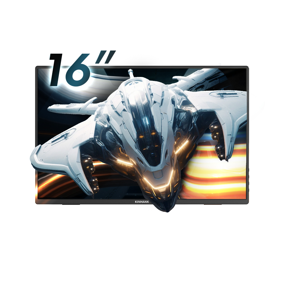 【REAICE】【贈快充套組】美國Kinhank16型2.5KIPS可攜式外接螢幕(Switch/可攜式螢幕/移動式顯示器/外接式)