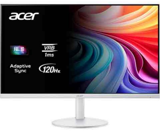  Acer 宏碁 SA273 27吋 IPS 面板顯示器，具備 144Hz 更新頻率與 4ms 反應時間，完美適合電競遊戲與追劇看片。支援 Adaptive-Sync 抗撕裂技術，178° 廣視角與 250nits 亮度，提供清晰細膩的 16.7M 色彩表現。內建喇叭與 VESA 壁掛功能，超薄機身僅 22mm 厚，護眼模式減少藍光傷害。HDMI、DP、VGA 介面，三年保固，電競與日常使用首選。 