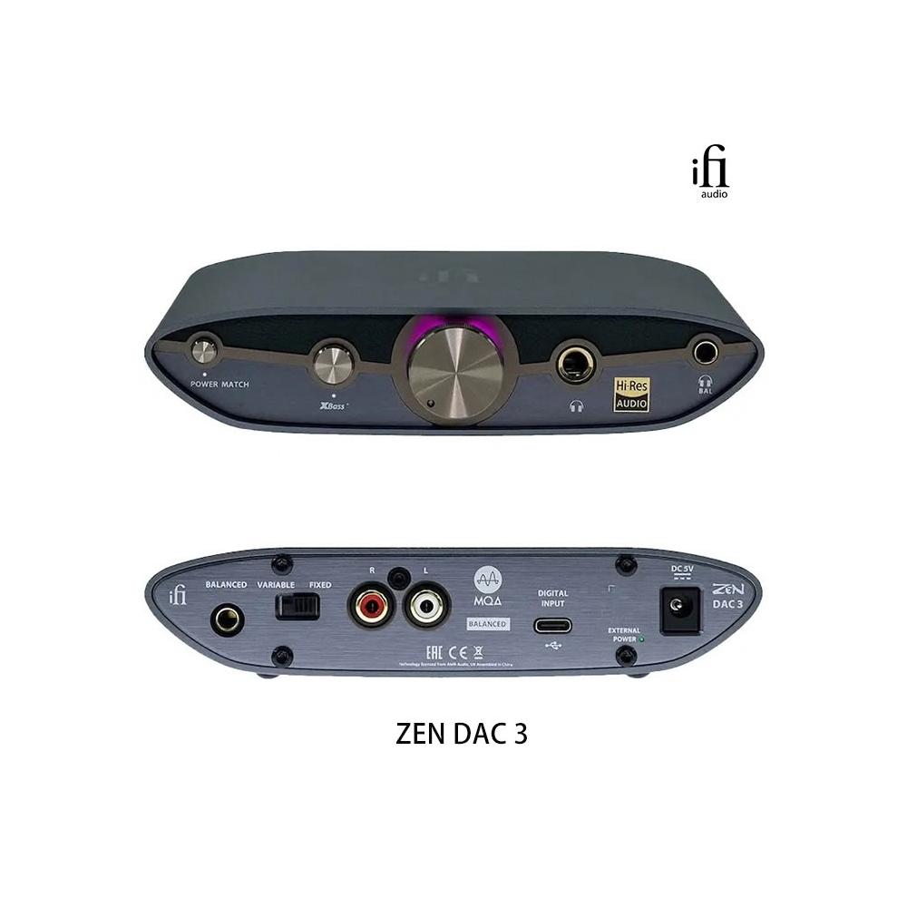 【ifi Audio】英國 ifi Audio ZEN DAC 3 Hi-Res 耳機擴大機/前級擴大機