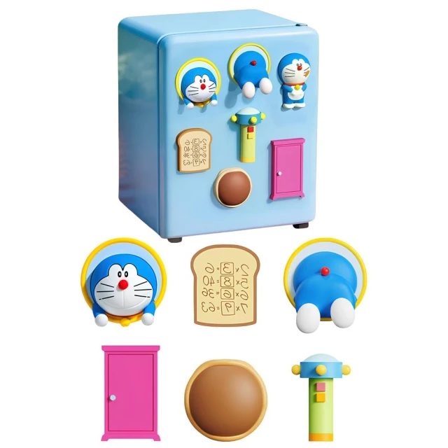 【Doraemon 哆啦A夢】哆啦A夢 叮噹貓 冰箱 盲盒 冰箱磁貼 3d 立體 冰箱 家居 裝飾磁性貼 冰箱貼 磁鐵 磁鐵貼 生日 禮品 送禮 禮物