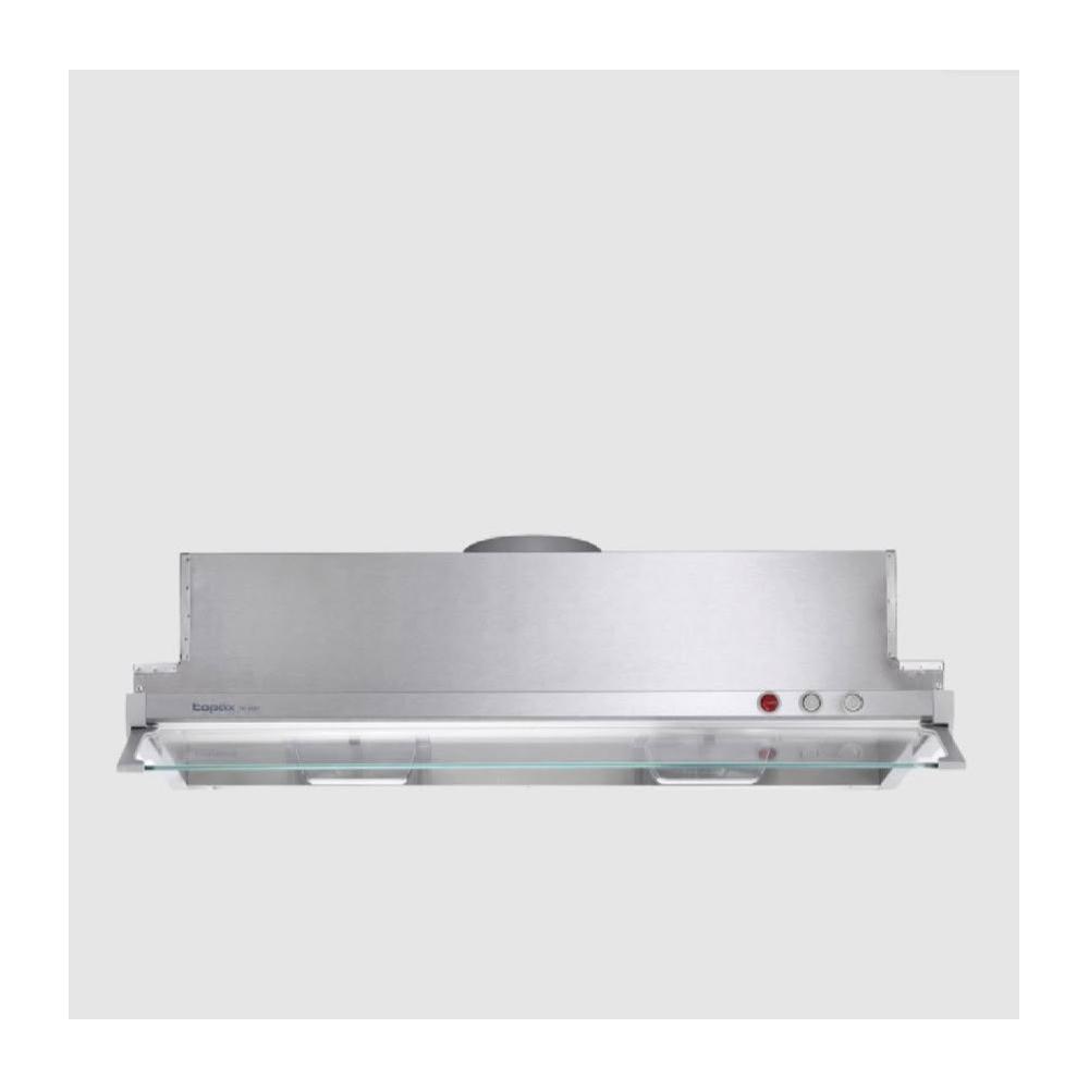 【莊頭北】TR-5697(90㎝) Turbo隱藏式排油煙機 整機不鏽鋼 強化玻璃擋煙板 歐化造型隱藏式設計 吸力強