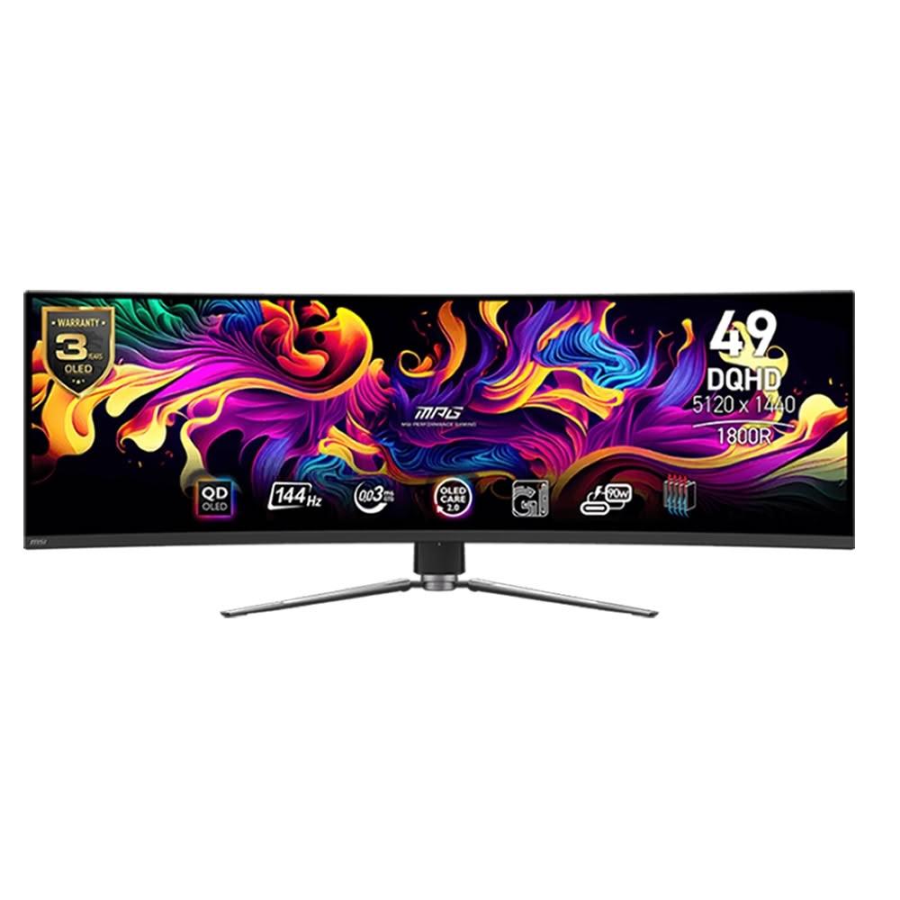 MSI 微星 MPG 491CQP QD-OLED 曲面電競螢幕 49吋 144Hz DQHD 0.03ms HDR