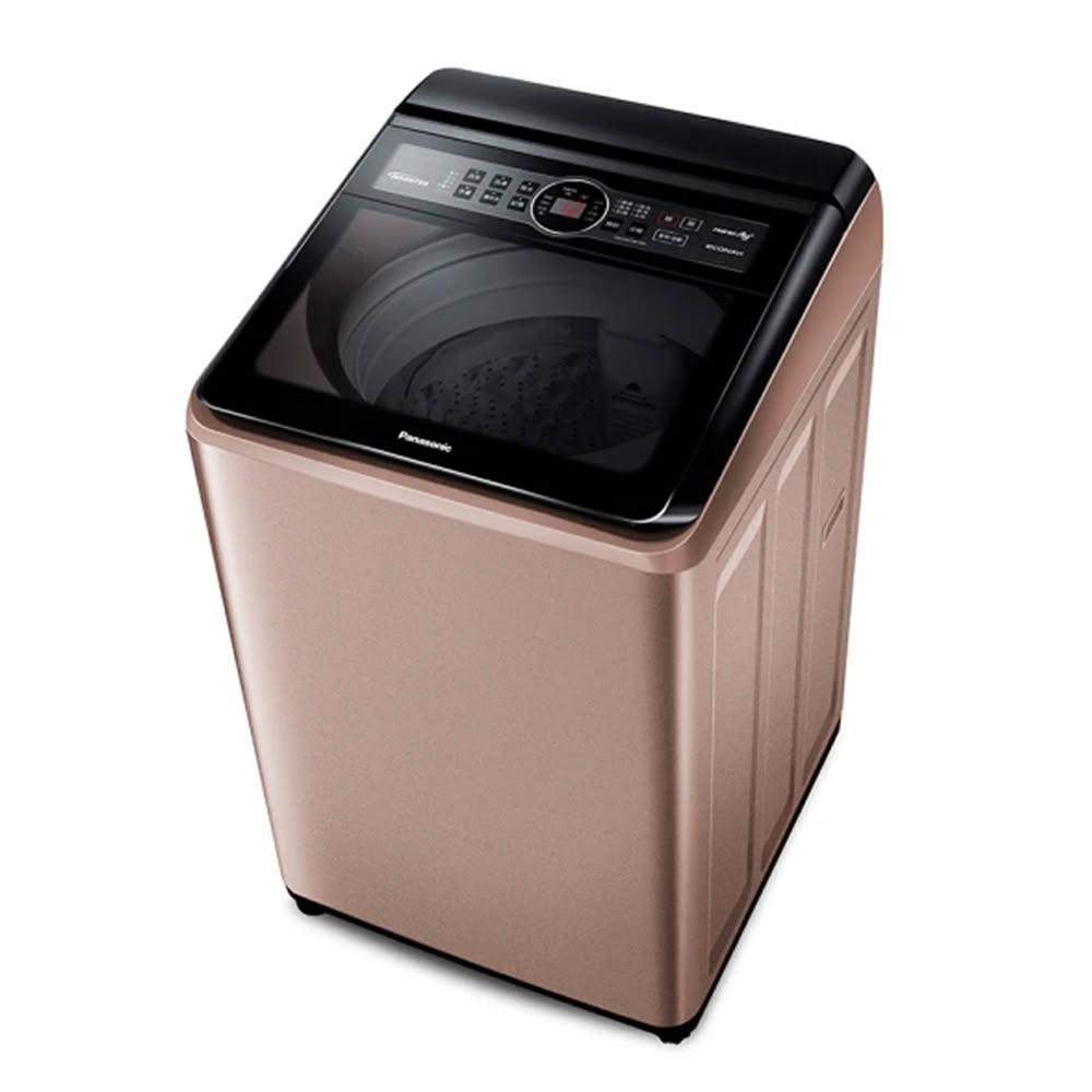 【Panasonic 國際牌】15公斤變頻直立式洗衣機-玫瑰金NA-V150MT-PN(含基本安裝+舊機回收)