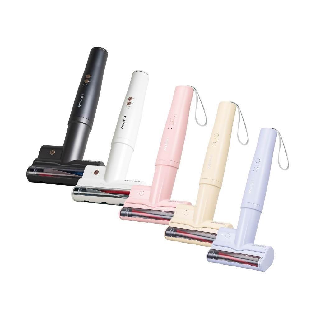 【SANSUI 山水】輕淨吸迷你無線吸塵器+塵蹣刷組 SVC-DD1/SVC-L175/SVC-PP3