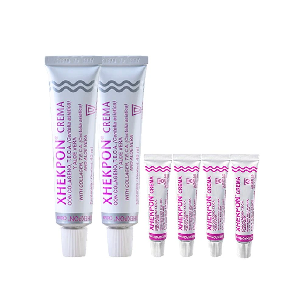 【Xhekpon】西班牙膠原蛋白頸紋霜 買二送四組(40mlx2送10mlx4-贈品效期至2026/06)