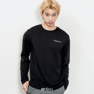 【Discovery】韓國 男版 胸前燙印小標 吸汗速乾 薄長袖