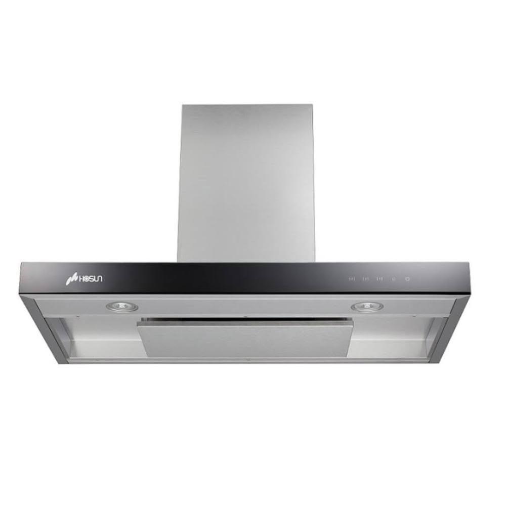 【豪山】VTQ-9207 歐化T型油煙機 (含基本安裝)｜倒T式｜半隱藏式｜90公分｜TURBO大吸力｜黑玻觸控面板｜