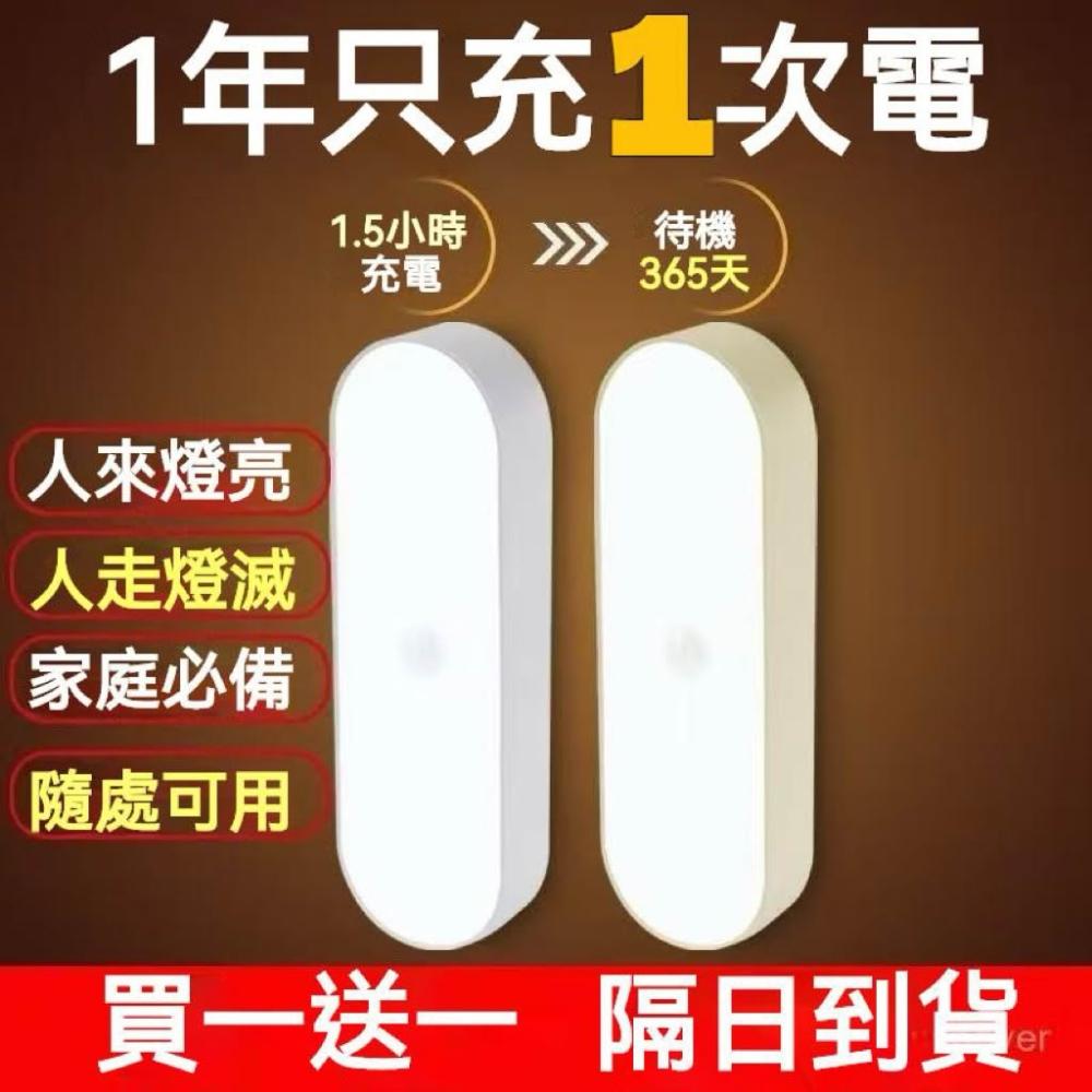 現貨快出 LED感應小夜燈 磁吸感應燈 展示燈 床頭燈 感應樓梯燈 不插電 衣櫃燈 櫥櫃燈長續航超亮