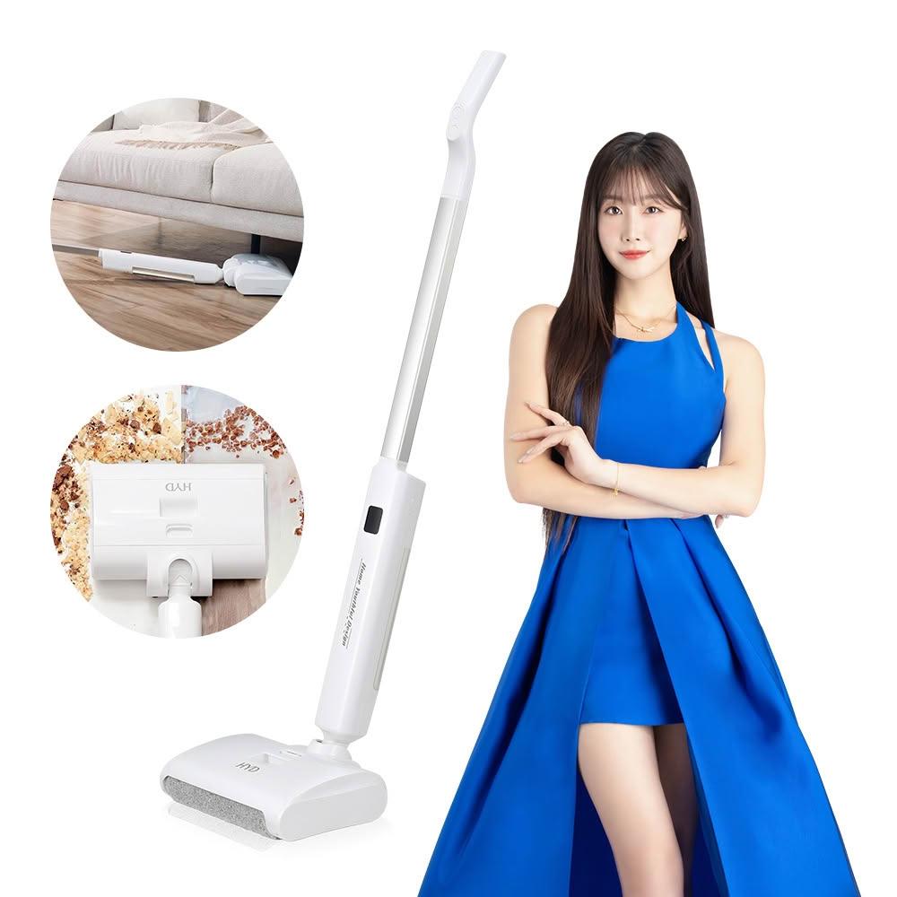 【HYD】自動牽引超輕量無線乾溼兩用洗地機 D-88(掃地、吸水、拖地、洗地同步搞定)